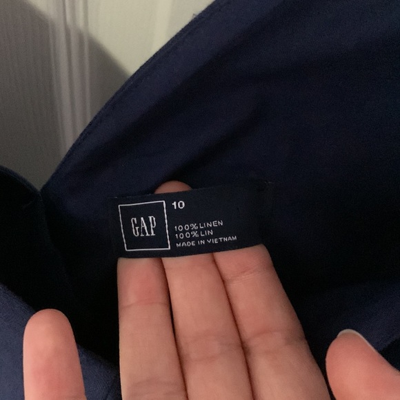 Gap size 10 navy blue v neck dress - Picture 3 of 3